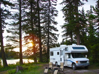 RV parked