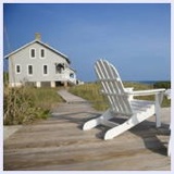 adirondack chairs, beach house