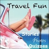 pink car, pink flip flops, travel fun