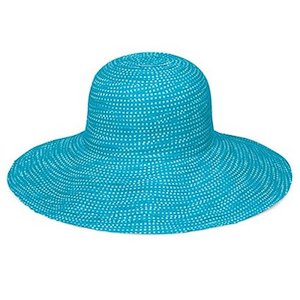 Turquoise crushable wallaroo sun hat